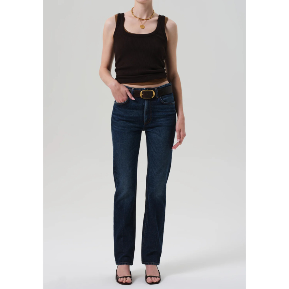 CITIZENS OF HUMANITY Zurie Straight Leg High Rise Jeans Sutherland FWRD 27 $248
